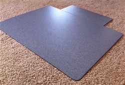 Mission Critical ESD Chair Mat for use over ALL Types of Carpeting Compliant to latest ANSI Standards - The portable ESD Flooring Solution for your Workstation!