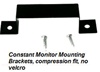 metal mounting bracket for the ST or DT 020 series esd constant monitors