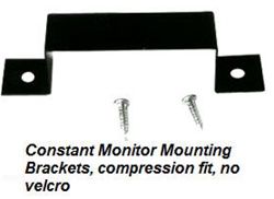 metal mounting bracket for the ST or DT 020 series esd constant monitors