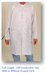 ElectraWear Full Length ESD Lab Coat Provides Advanced Conductivity and Ultimate Static Control